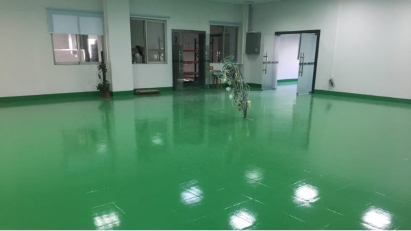 昭信照明科技有限公司選用地衛(wèi)士環(huán)氧地坪漆工程