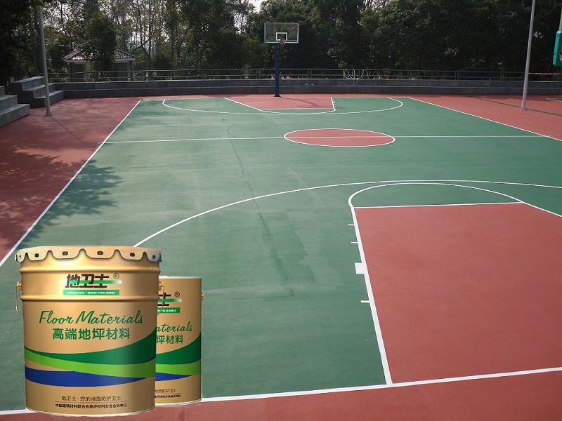 工廠活動區籃球場地坪漆 工廠活動區籃球場地坪漆