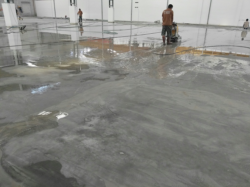 “地衛士”混凝土強化地坪施工