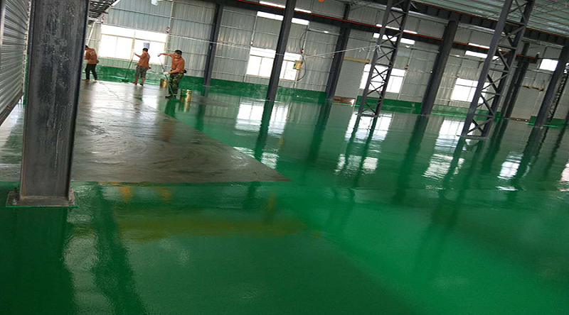 耐磨經濟型環(huán)氧地坪漆施工