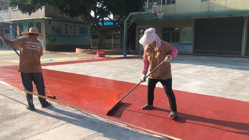 壓克力運動場地坪施工