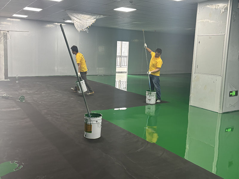 新廠 電子車間 地衛士防靜電地坪漆施工圖 新廠 電子車間 地衛士防靜電地坪漆施工圖