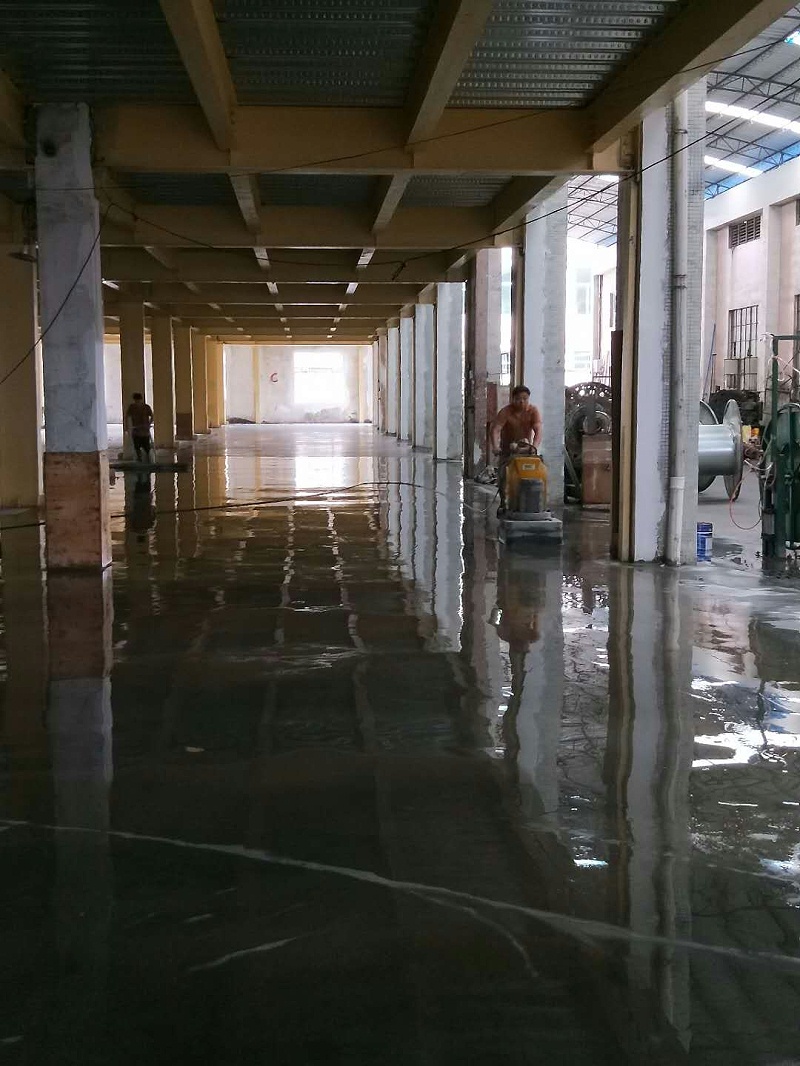 “地衛士”混凝土強化地坪施工