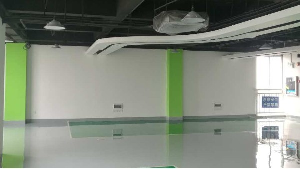 華材職業技術學校選用地衛士環氧地坪漆工程
