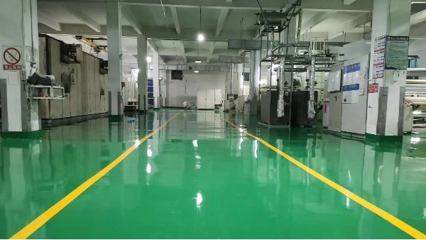 2020佛山華亨衛生材料有限公司再次選用地衛士環氧地坪漆工程