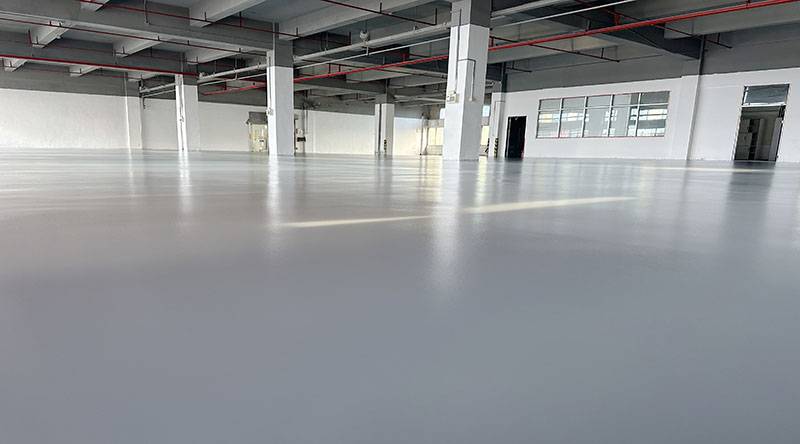 廣東佛山某科技公司“地衛士”防靜電超耐磨砂漿自流平型地坪漆完工圖一角 廣東佛山某科技公司“地衛士”防靜電超耐磨砂漿自流平型地坪漆完工圖一角