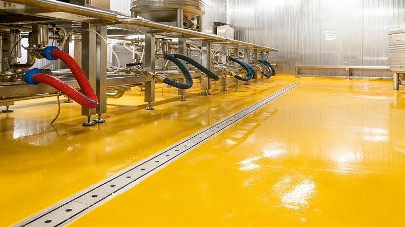 生產車間選用“地衛士”聚氨酯地坪漆完工效果圖 生產車間選用“地衛士”聚氨酯地坪漆完工效果圖