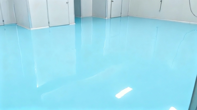 包裝區選用“地衛士”水性環氧自流平地坪漆完工效果圖 包裝區選用“地衛士”水性環氧自流平地坪漆完工效果圖