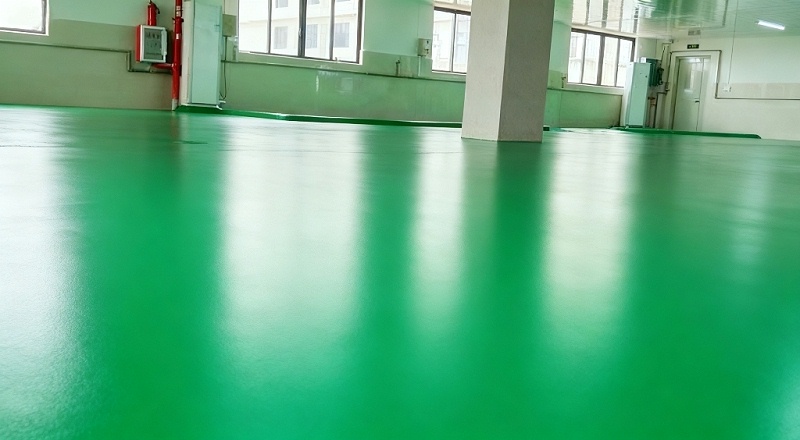 裝卸區選用“地衛士”環氧超耐磨防滑地坪漆完工效果圖 裝卸區選用“地衛士”環氧超耐磨防滑地坪漆完工效果圖