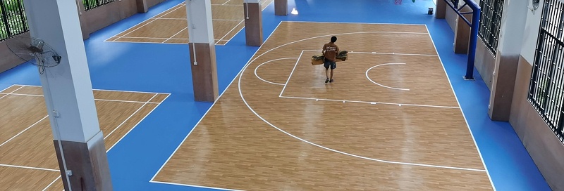 “地衛士”塑膠運動地板