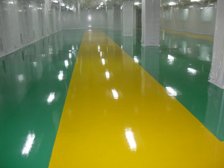 包裝廠地坪漆施工完工效果圖 包裝廠地坪漆施工完工效果圖