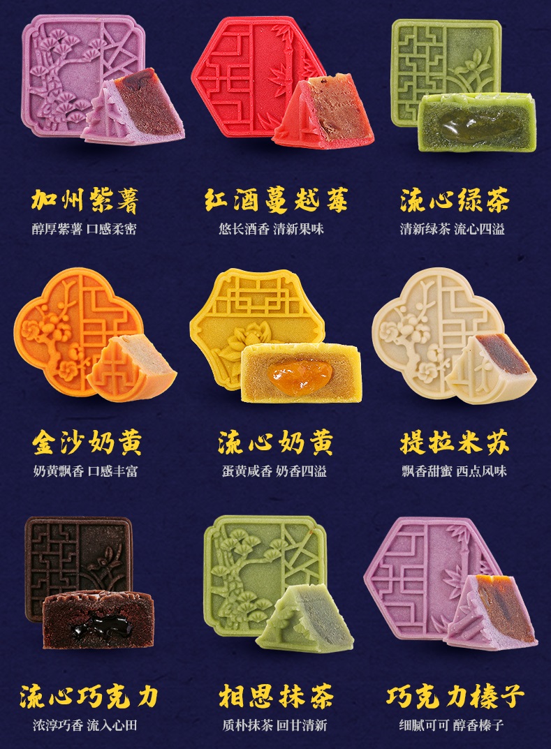 新潮月餅口味 新潮月餅口味