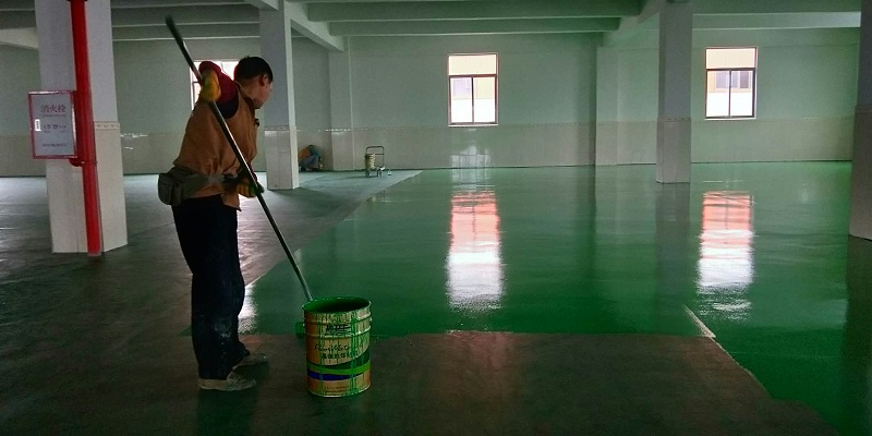 “地衛(wèi)士”環(huán)氧地坪漆施工