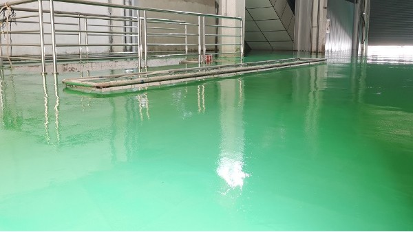 佛山鑫駕機動車檢測有限公司選用地衛士環氧地坪漆工程