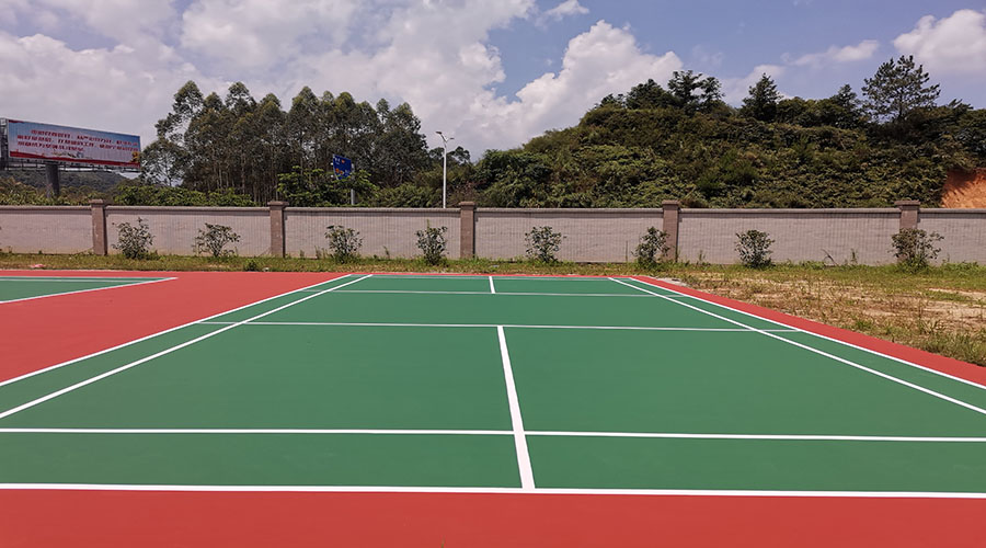 水性丙烯酸地坪漆運動場地坪完工效果圖 水性丙烯酸地坪漆運動場地坪完工效果圖