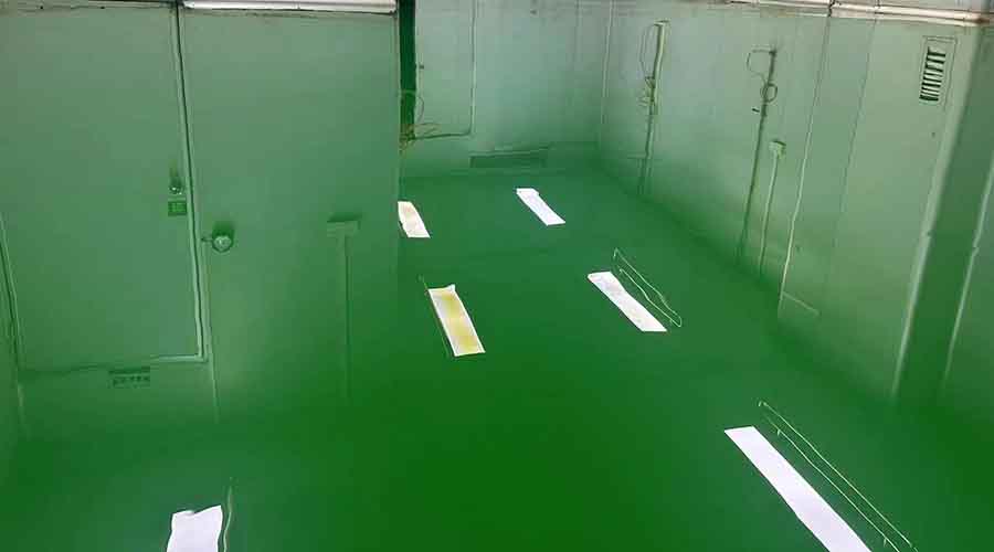 地衛(wèi)士高性能水性聚氨酯砂漿自流平地坪漆在營養(yǎng)車間的應(yīng)用