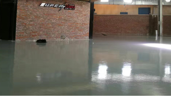 汽車改裝店采用地衛士環氧地坪工程