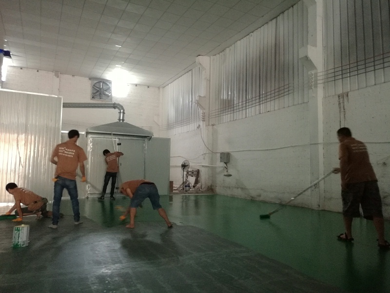 “地衛士”環氧地坪漆施工