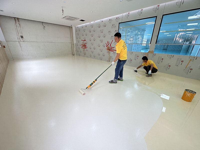 聚氨酯砂漿超耐磨自流平型地坪漆施工圖 聚氨酯砂漿超耐磨自流平型地坪漆施工圖