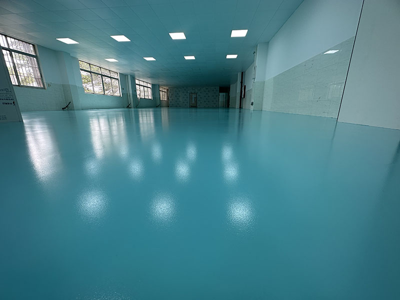 地衛士聚氨酯砂漿超耐磨自流平型地坪漆完工圖