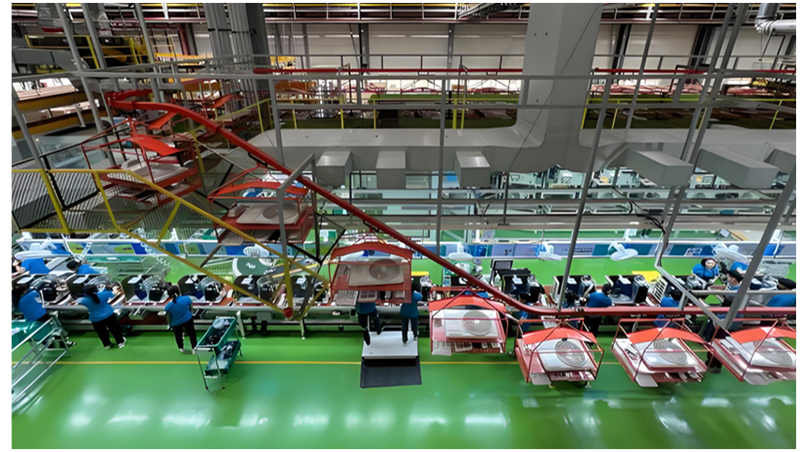 “美的集團”示范工廠選用“地衛士”地坪漆及劃線完工展示圖 “美的集團”示范工廠選用“地衛士”地坪漆及劃線完工展示圖