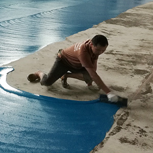 第4步、環氧砂漿層施工 第4步、環氧砂漿層施工